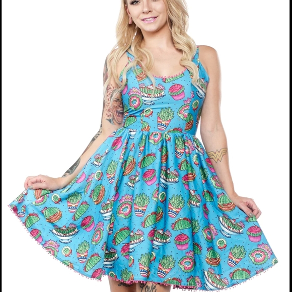 Sourpuss Prickly Cactus Dress 👗 - Picture 1 of 6